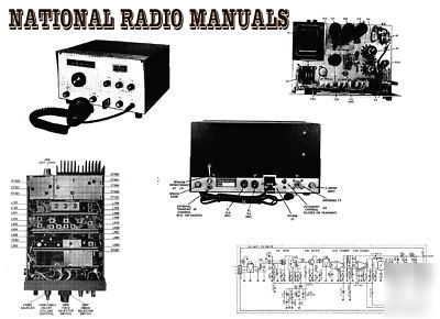 National radio manuals cd - 59 models 1200+ pgs - easy