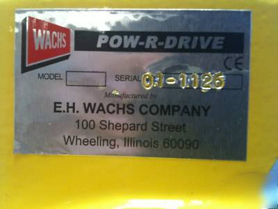New * 6 wachs valve operators hydraulic & pneumatic