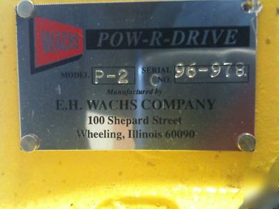 New * 6 wachs valve operators hydraulic & pneumatic