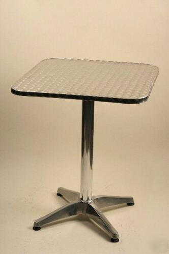 Aluminum tables 36 x 36 restaurant flip square table