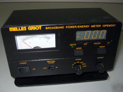 Melles griot 13 pem 001 2W broadband power energy meter