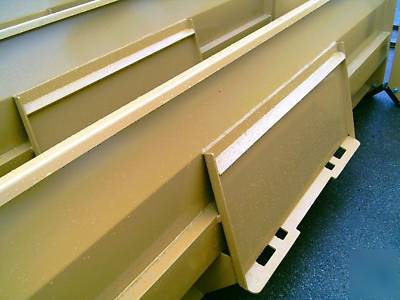 8' snow plow pusher for skid steer loader skidsteer