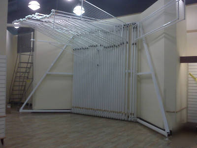 Area rug rack 16 arm display store fixtures liquidation