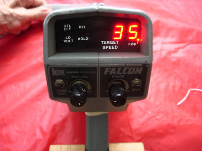 Kustom falcon police radar gun with builtin battery 