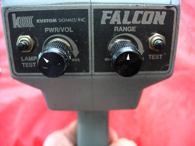 Kustom falcon police radar gun with builtin battery 