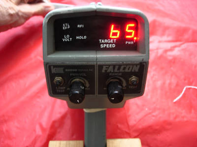 Kustom falcon police radar gun with builtin battery 