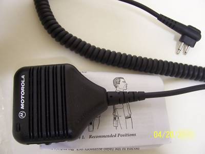 Motorola HMN9030A microphone for CP200 2-way radio -nos