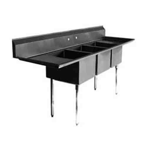 Ssp, E3C16X20-2-18-x sink, 3 compartment, 20