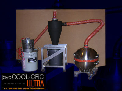 Javacool-crc ultra coffee cooler & dechaff for roaster