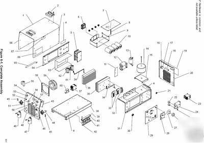 Miller invision 456P parts capacitor motherboard etc