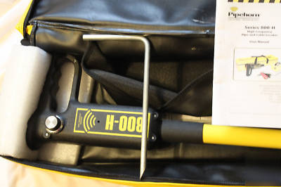 New * * pipehorn 800-h pipe & cable locator package