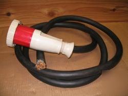 12.5' carol 6 awg 5C w cable walther BS4343 connector