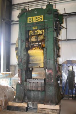 1200 ton bliss, mdl. 28, s/n 48659 