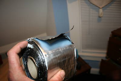 Aluminum single sided sticky tape, rv or tin roof patch