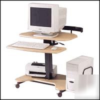 Balt hilo adjustable ergonomic computer desk