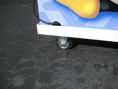 Deluxe ice cream dipping/display merchandiser