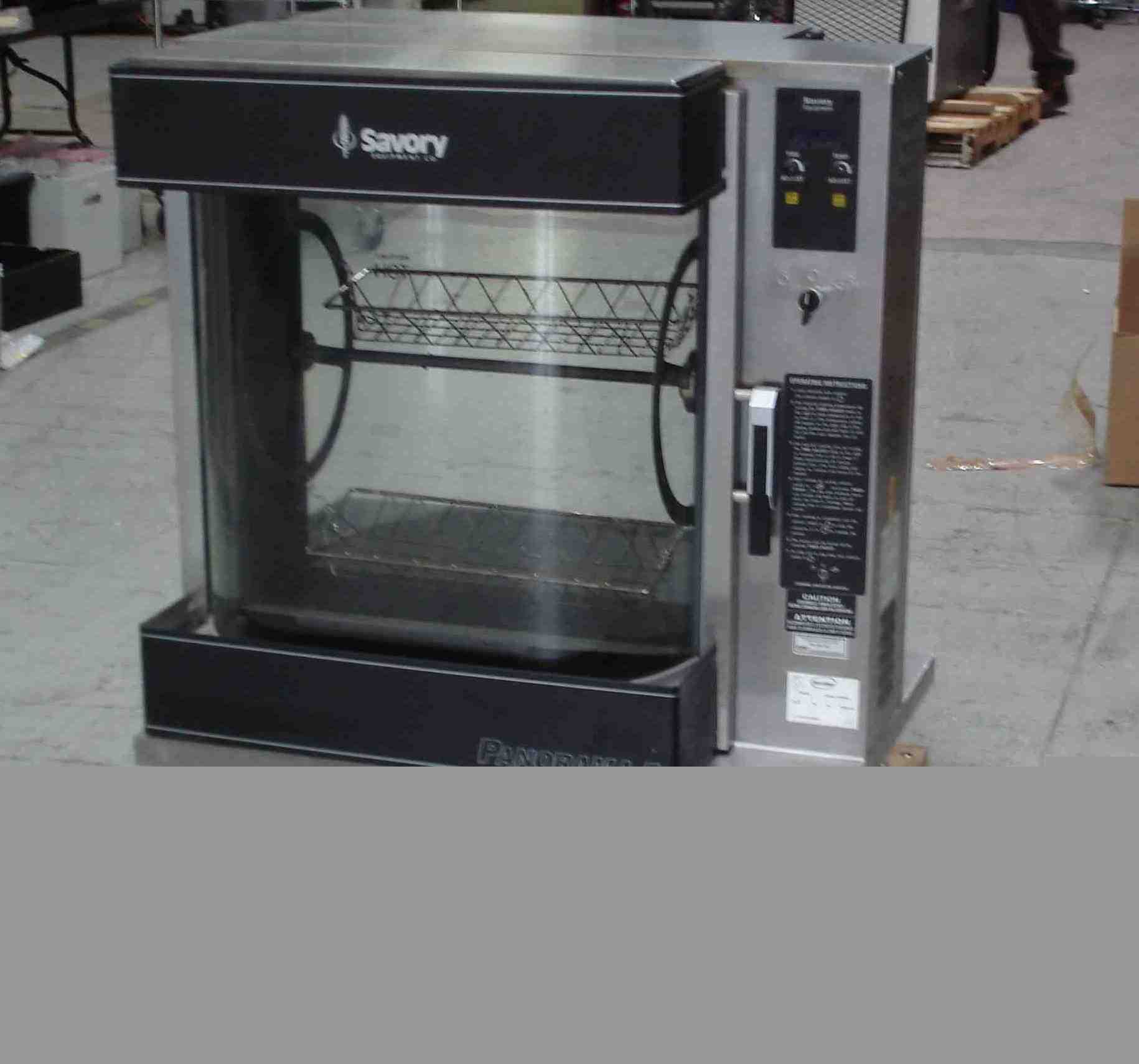 Merco savory sp-5 panorama chicken rotisserie oven 