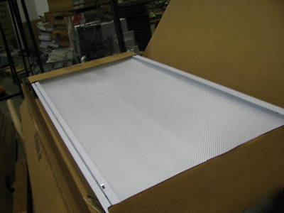 New (100) lsi 4 lamp fluorescent multi-tap T8 troffer