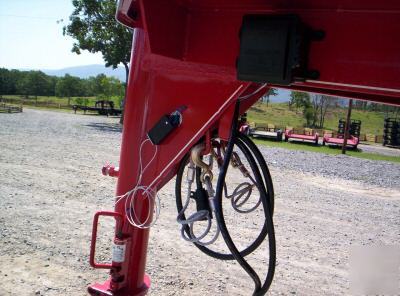 New 2010 delta stock and cattle trailer--20' -gooseneck