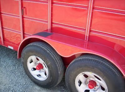 New 2010 delta stock and cattle trailer--20' -gooseneck