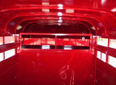 New 2010 delta stock and cattle trailer--20' -gooseneck