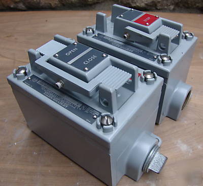 Allen bradley explosion proof open close / stop nos
