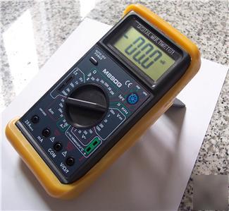Ammeter volt amp ohm meter dmm k capacitor tester hvac
