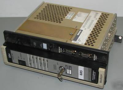 Modicon processor 984/pc-0984-685/as-9715-001 w/key