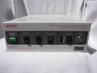 Stryker 882TE medical video camera console w/ manual