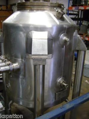 250 gallon stainless jacketed tank - reactor