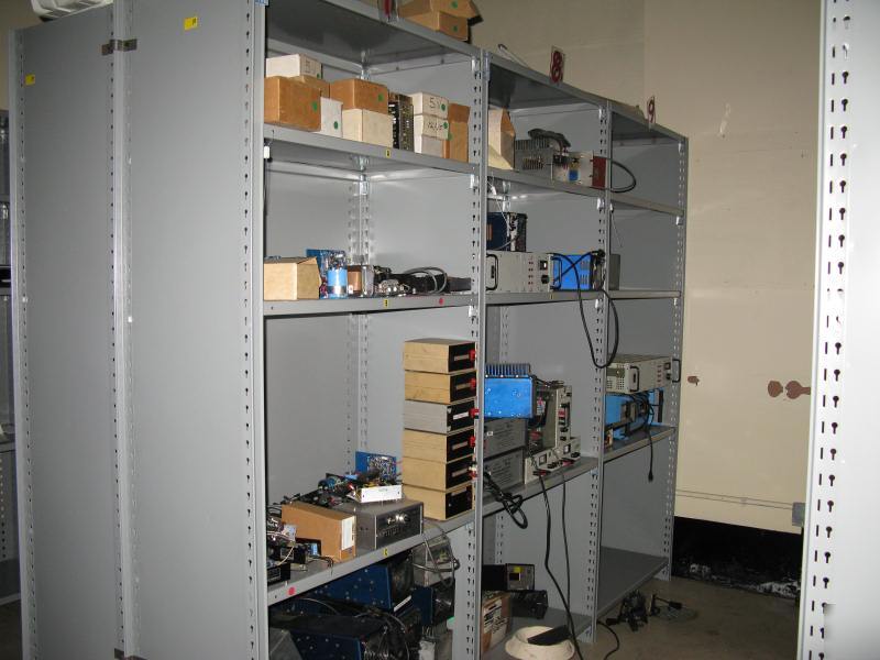 36X18 closed industrial shelving 600 lbs. per shelf cap