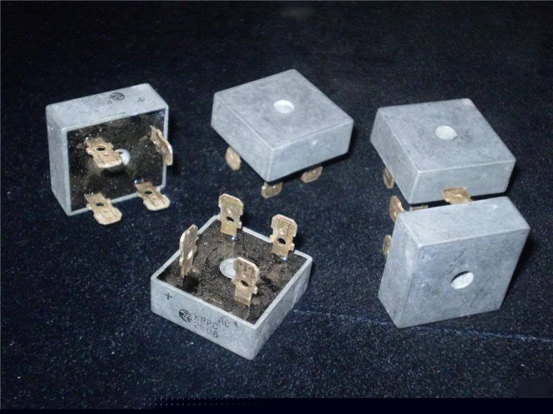 Lot 5 600V 25A single phase bridge rectifier KBPC2506