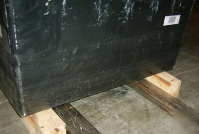 Lot of 50 fiberglass totes tubs 39X39X21 wmounted 4X4's