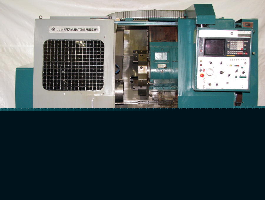 Nakamura-tome methods slant model 3B cnc turning center