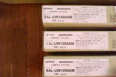 Nippo - seamlessline dimming fixtures (group of 9) 