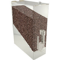 Whole coffee bean acrylic dispenser - holder 