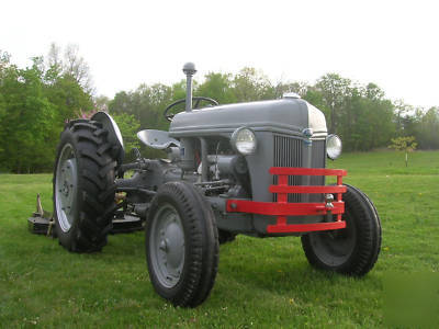 1941 ford 9N tractor with 6' farm pro finish mower