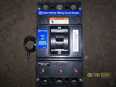 Cutler hammer KAM225 amp mining breaker reconditioned 