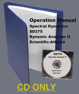 Spectral dynamics SD375 analyzer ii spectrum sd-375 