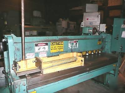 Wysong mechanical shear model 1472 - 6', 14 ga