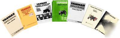 Yanmar tractors and diesel engines manual set cd