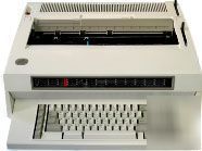 Ibm wheelwriter 10 typewriter w/spellcheck cartridge
