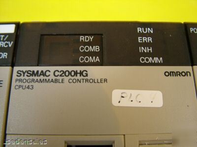 Omron sysmac plc programmable controller C200HG