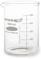 Kimble/kontes heavy-duty low-form beakers : VW14005 400