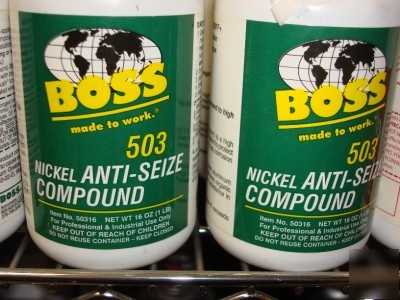 New 2-16OZ boss nickel anti-seize compound 50316 