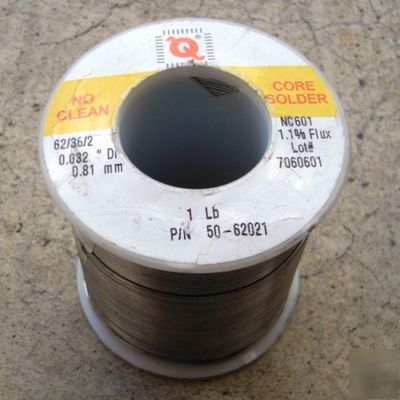 New 50-62021 qualitek silver solder 62/36/2 1 lb