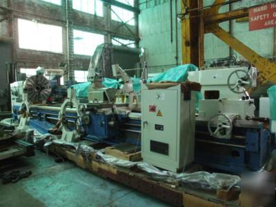New 50â€/67â€ x 236â€ cc tru-turn gap bed lathe