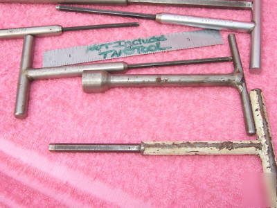Allen t-handle set 6 old moore machinist toolmaker wow 