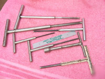 Allen t-handle set 6 old moore machinist toolmaker wow 
