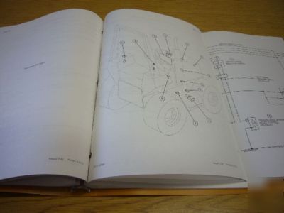 Case 860 turbo trencher schematic set manual